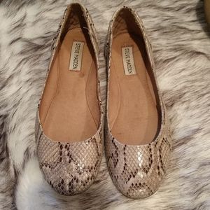Steve Madden Snakeskin Flats